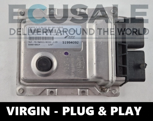 51994092 9GF.TH ECU Engine controller Fiat Punto 1.2 8V Euro 6 VIRGIN Plug and Play