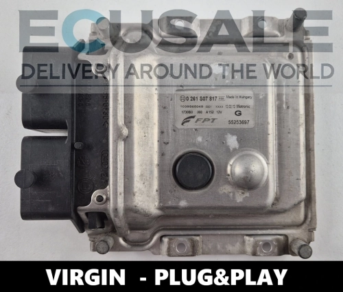 Centralina do motor 55253697 0261S07817 Fiat 500L 1.4 VIRGIN Plug and Play