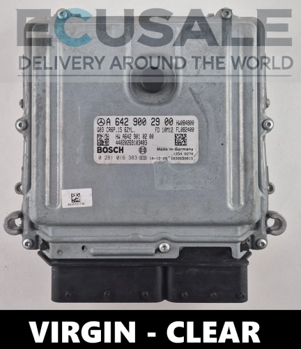 sterownik silnika 0281016383 A6429002900 Mercedes 3.0 CDI Bosch CR6P.15 virgin reset