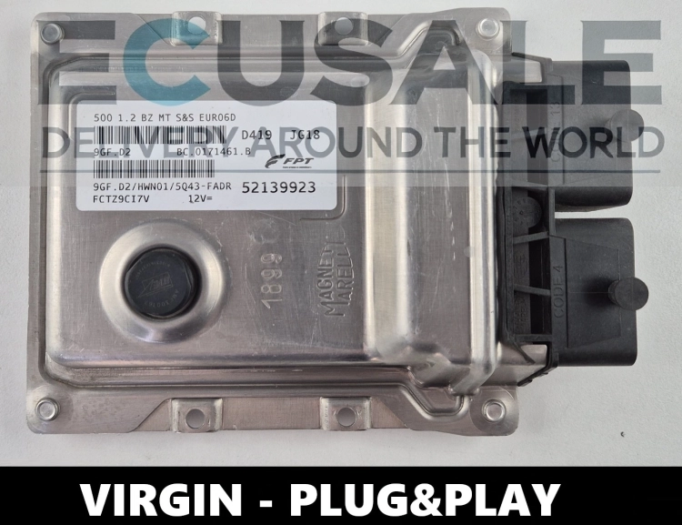 52139923 9GF.D2 BC0171461B Centralina do motor Fiat 500 1.2 8V VIRGIN