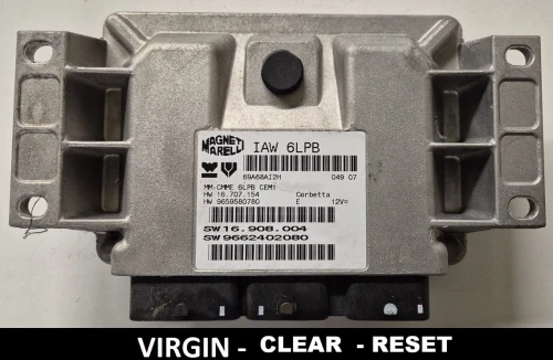9662402080 9659580780 engine control unit Magneti Marelli IAW 6LPB Peugeot Citroën Virgin