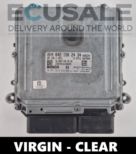 A6421502434 0281014432 ECU Engine controller Mercedes W204 3.0 CDI OM642 VIRGIN