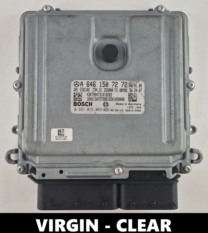 A6461507272 0281015062 centralina motor Mercedes-Benz 2.2 CDI OM646 Virgin Vito / Viano W639 115 CDI