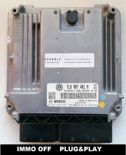 0281015871 7L0907401N sterownik silnika Bosch VW Touareg 3.0 TDI