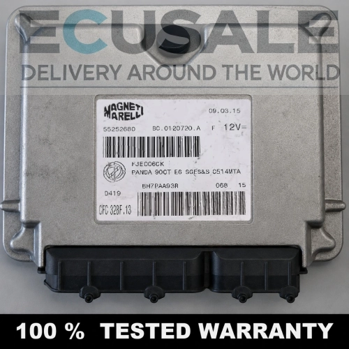 55252680 CFC328.F13 TCU Transmission Gearbox Controller Fiat Panda 0.9 TwinAir Dualogic Magneti Marelli