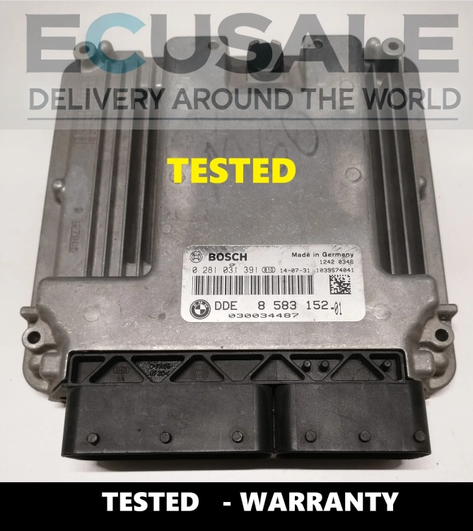 Sterownik silnika BMW X5 F15 3.0D DDE8583152 Bosch 0281031391 N57 ECU