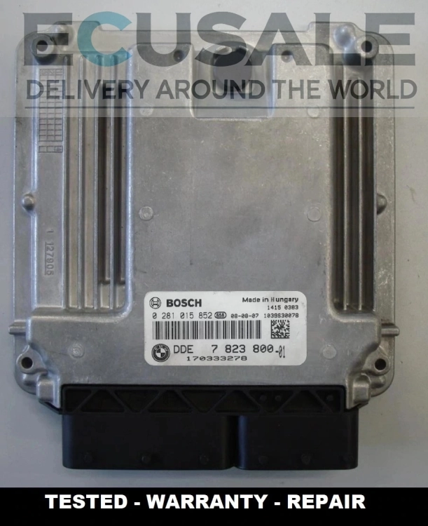 Centralina do motor BMW 535D DDE6 Bosch 0281015852 7823800 E60 E61 3.0 Twin Turbo Diesel