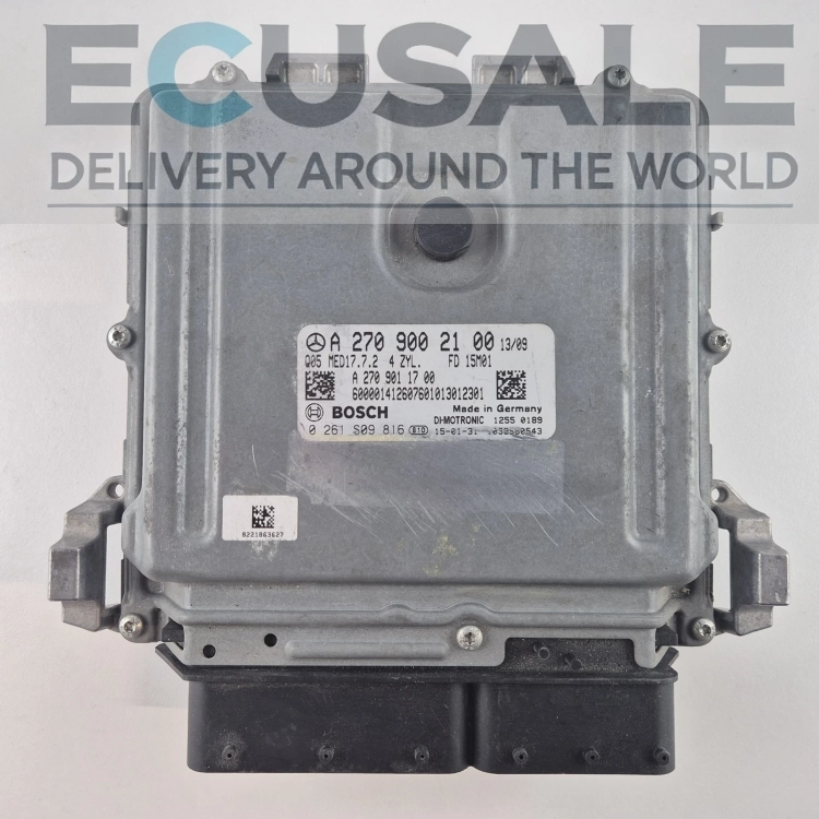 Centralina motore Mercedes A2709002100 Bosch 0261S09816 MED17.7.2 usata testata con garanzia