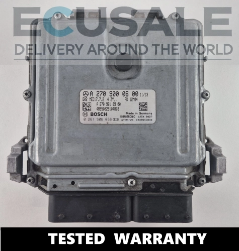 Mercedes A2709000600 Bosch 0261S06038 MED17.7.2 tested ECU engine control module