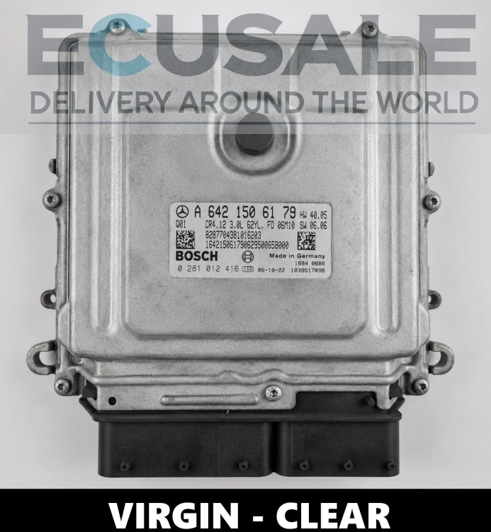 Motorsteuergerät Mercedes A6421506179 Bosch 0281012416 CR4.12 OM642 3.0 CDI VIRGIN