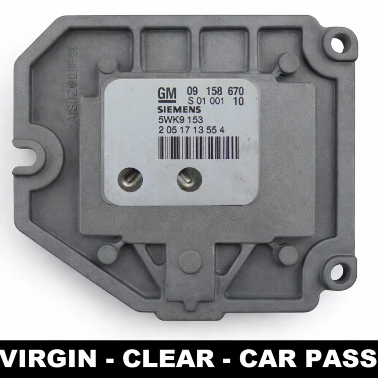 09158670 5WK9153 engine control unit Siemens Opel Astra G / Zafira A / Vectra B 1.8 16V Z18XE Virgin – newer type – additiona