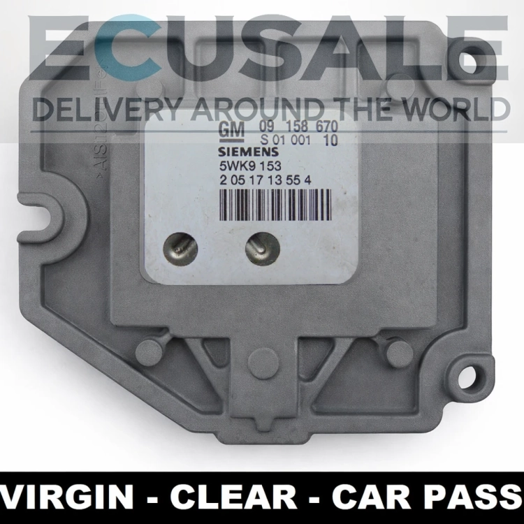 Newer replacement for old GM 09158670 ECU Opel Vectra B 1.8 16V