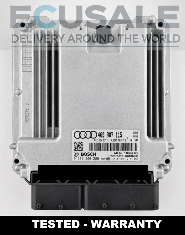 ECU Engine controller Bosch 0261S06206 4G0907115 Audi A6 C7 2.0 TFSI MED17.1