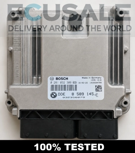 0281032308 8589145 DDE8589145 01 Centralita de motor BMW 2.0D Bosch ECU