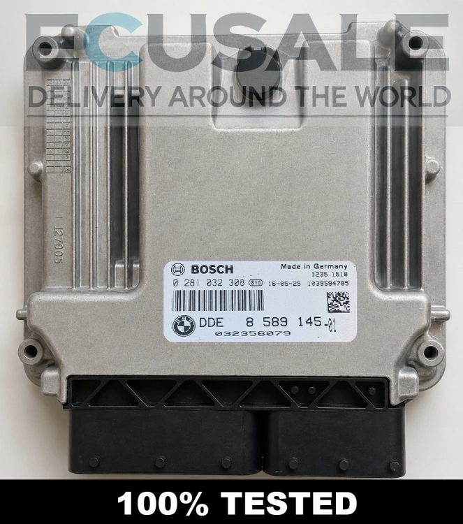 0281032308 8589145 DDE8589145 01 Centralita de motor BMW 2.0D Bosch ECU