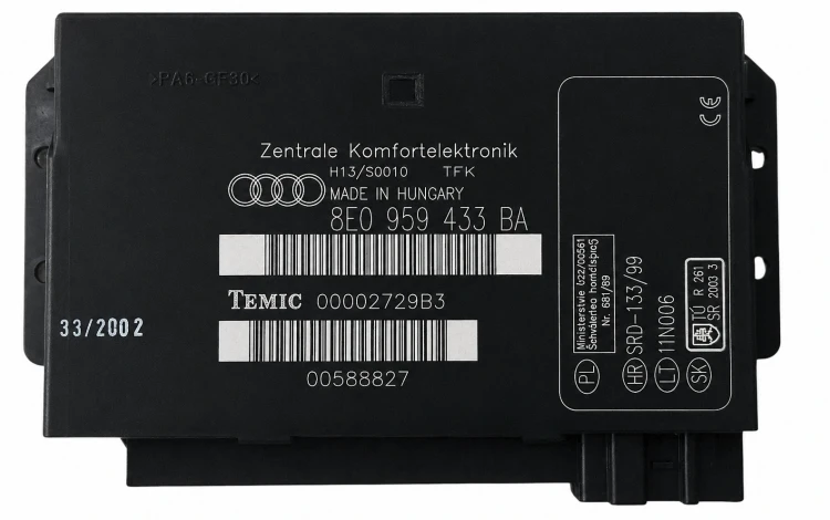 8E0959433BA centralina comfort Audi A4 B6 / B7