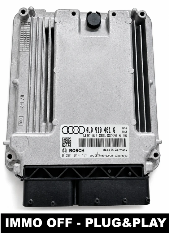 4L0910401G 0281014174 sterownik Audi Q7 3.0 TDI – IMMO OFF Plug and Play