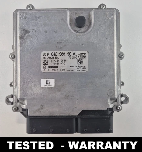 A6429009801 0281036317 sterownik silnika Mercedes-Benz 3.0 CDI OM642 ML W164 / GL X164 350 BlueTEC / E 350