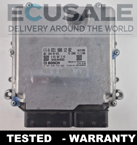 A6519001202 0281030555 sterownik silnika Mercedes W166 ML 2.2 CDI OM651 Bosch ECU