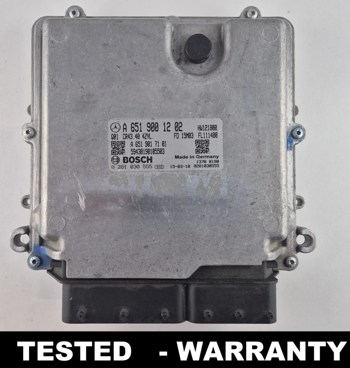 A6519001202 0281030555 centralina motor Mercedes-Benz 2.2 CDI OM651 ML W166 250 CDI / GLE 250d