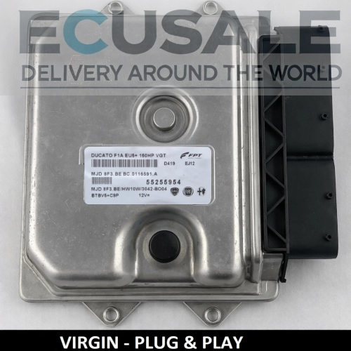 55255954 MJD8F3.BE sterownik silnika VIRGIN Plug &amp; Play Fiat Ducato Peugeot Boxer Citroen Jumper 2.3
