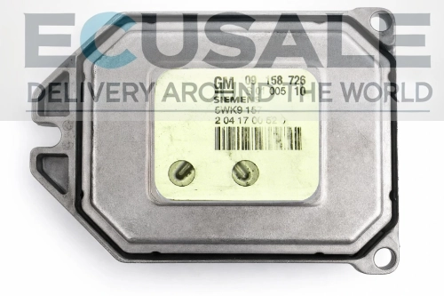 09158726 5WK9157 VIRGIN Sterownik silnika Opel Astra G Zafira A 1.8 16V Z18XE z kodem CAR PASS