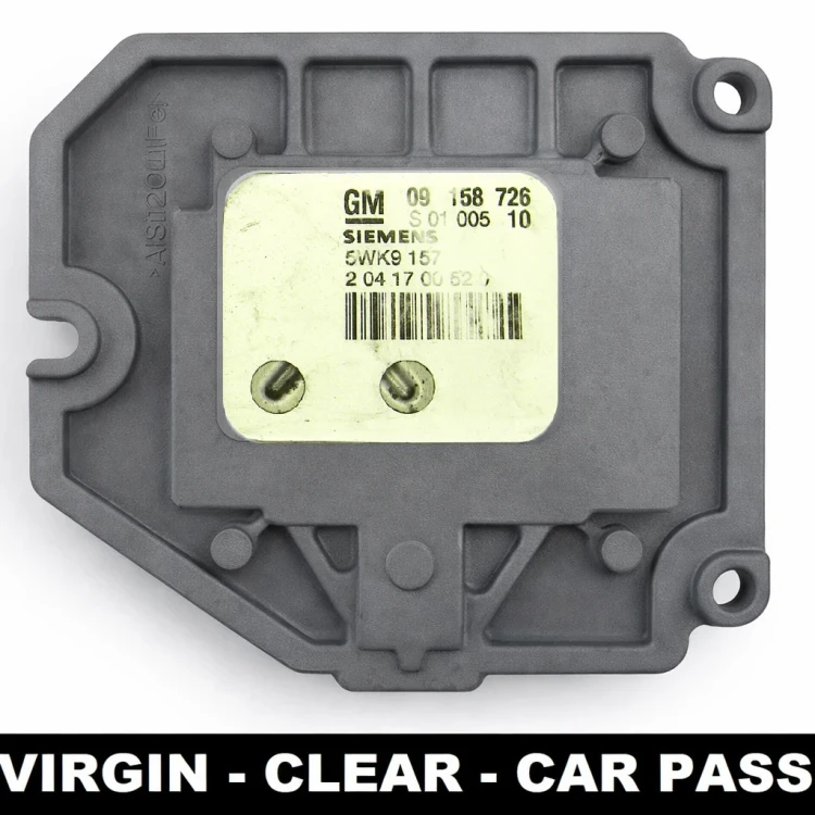 09158726 5WK9157 ECU Opel Astra Zafira 1.8 Z18XE Centralita de motor VIRGIN CAR PASS