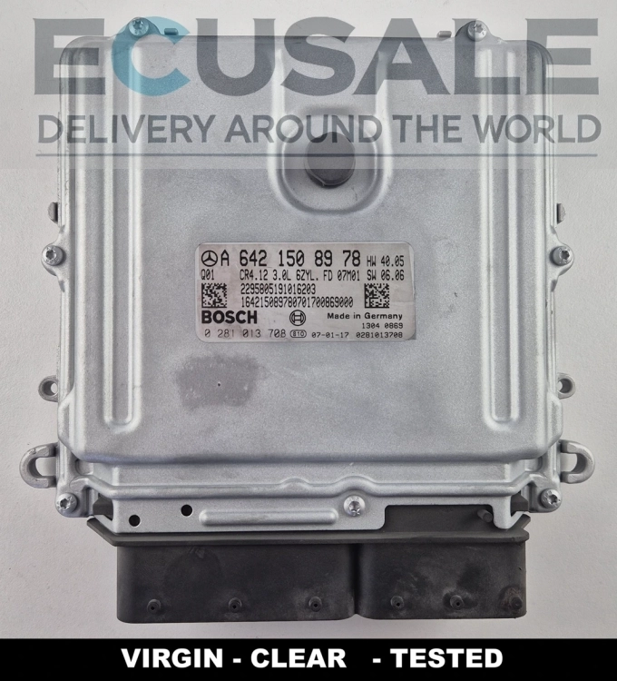 A6421508978 0281013708 Centralina motore VIRGIN Mercedes CLS C219 W211 320 CDI OM642 Bosch ECU