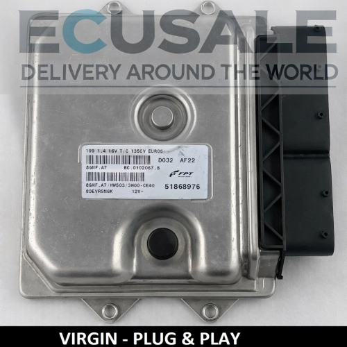 Centralina motore Fiat Grande Punto  51868976 8GMF.A7 VIRGIN Plug Play