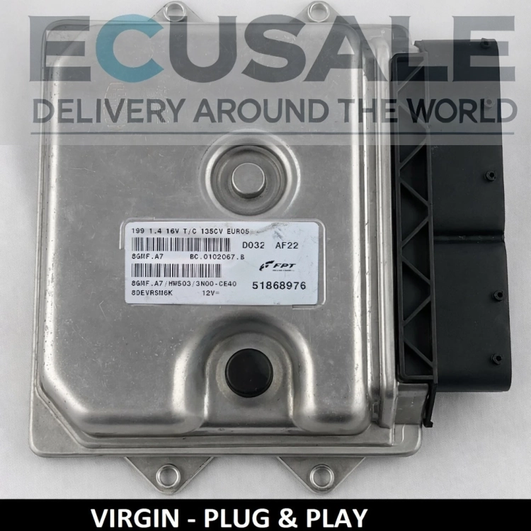 sterownik silnika Fiat Grande Punto  51868976 8GMF.A7 VIRGIN Plug Play