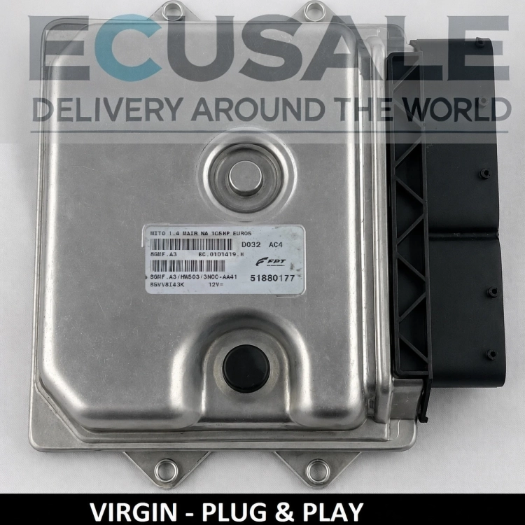 51880177 BC0101419H 8GMF.A3 ECU engine controller Alfa Romeo MiTo 1.4 MultiAir 105KM VIRGIN Plug Play