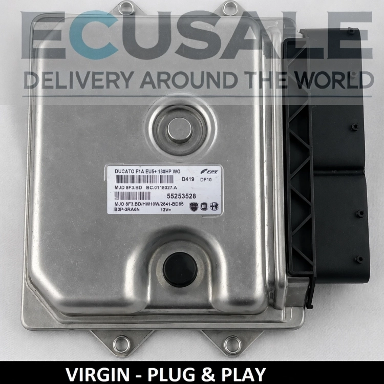 Centralina do motor Fiat Ducato 2.3 Multijet 130KM MJD8F3.BD 55253528 VIRGIN Plug &amp;amp;amp; Play