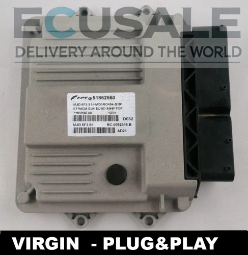 51862560 MJD6F3.S1 Centralina motore Fiat Strada 1.3 JTD VIRGIN Plug and Play