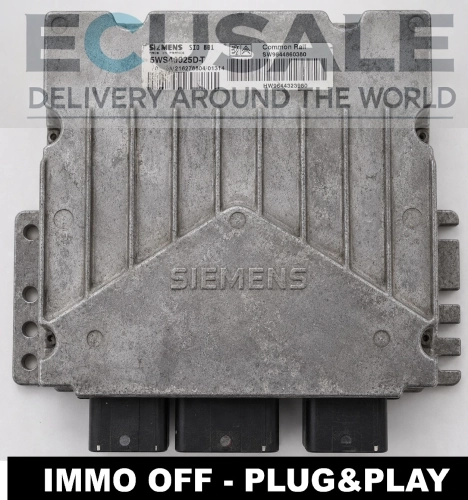 SID801 5WS40025DT 9644860380 steuergerät Citroen Berlingo Peugeot Partner 2.0 HDI IMMO OFF