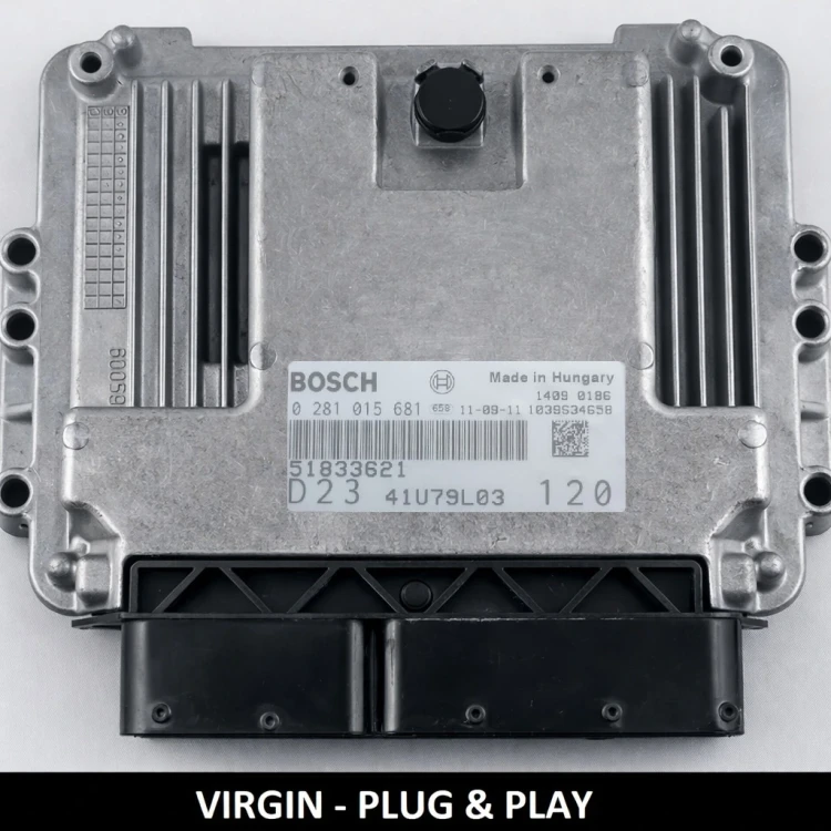 51833621 0281015681 sterownik silnika Fiat Ducato 2.3 JTD Bosch Virgin Plug and Play