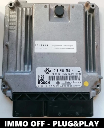 7L0907401F 0281013692 sterownik silnika Bosch VW Touareg 3.0 TDI