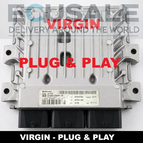 SID208 S180129301B 9679009380 ECU Engine Controller for Peugeot Boxer, Citroën Jumper and Fiat Ducato 2.2 HDi – VIRGIN