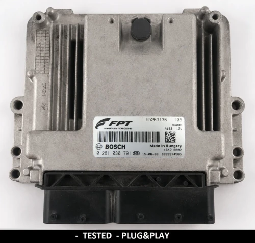 55263136 0281030791 ECU engine controller Bosch EDC17C49 Alfa Romeo Giulietta 1.6 JTDM VIRGIN Plug and Play