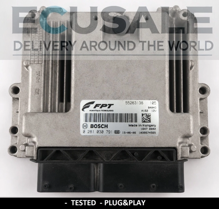 55263136 0281030791 Centralina do motor Bosch EDC17C49 Alfa Romeo Giulietta 1.6 JTDM VIRGIN Plug &amp;amp;amp; Play