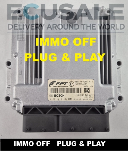 0281018453 5801467201 IMMO OFF Centralina do motor ECU Iveco Daily 3.0 HPI HPT Plug &amp;amp;amp; Play