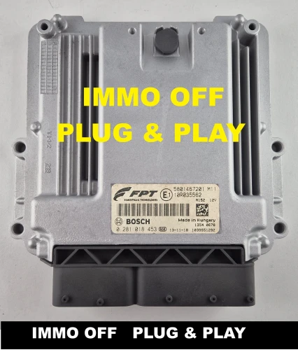 0281018453 5801467201 IMMO OFF sterownik silnika ECU Iveco Daily 3.0 HPI HPT Plug and Play