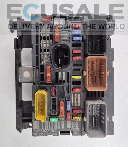 9675877980 BSM-R02 Delphi Scatola Fusibili Modulo BSM Citroën Peugeot Testato Garanzia OEM