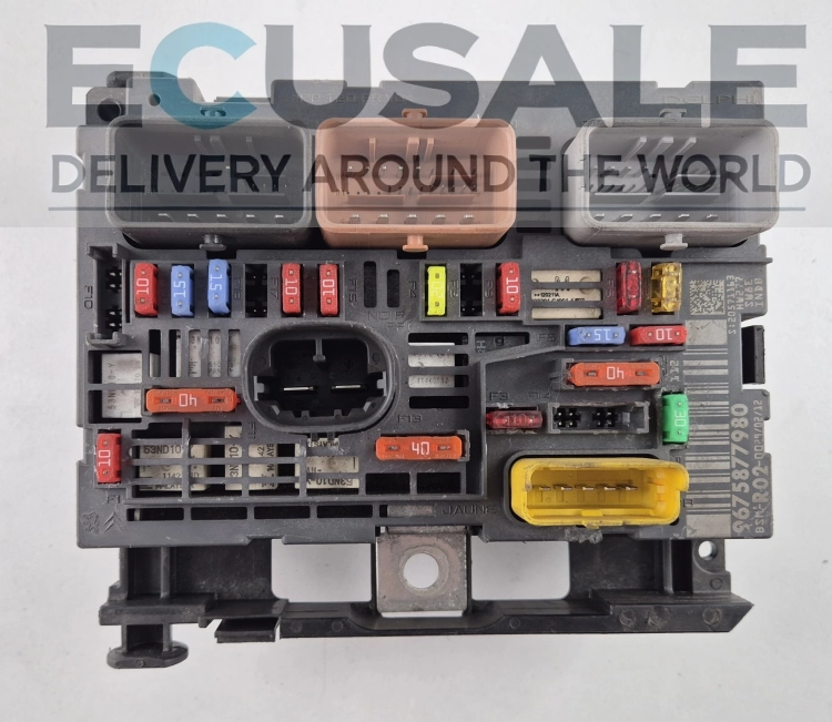9675877980 BSM-R02 Delphi BSM Module Fuse Box Citroën C4 C5 Peugeot 3008 5008 Tested Warranty OEM