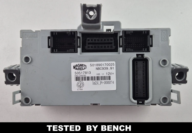 50517813 501890170025 BCM Body Computer Alfa Romeo 159 Magneti Marelli NBC939.91 testado em bancada