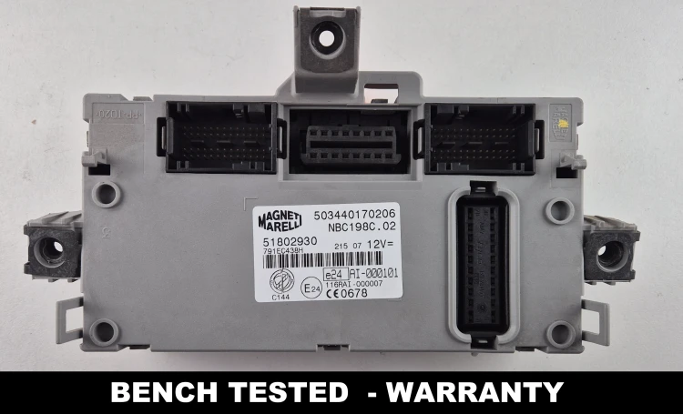 503440170206 51802930 modul BCM Body Computer Fiat Bravo II NBC198C.02 Magneti Marelli
