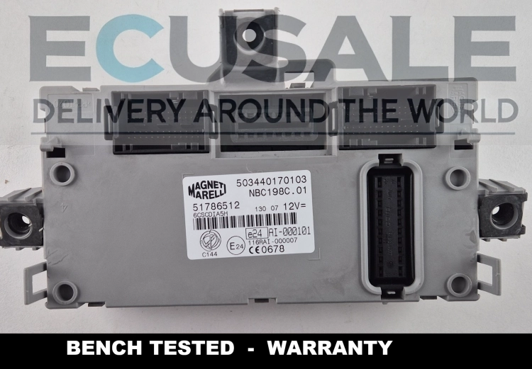503440170103 51786512 Module BCM Body Computer Fiat Bravo II NBC198C.01 Magneti Marelli