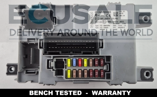 01368890080 28330965 modul BCM BSI Fiat Fiorino Qubo Citroen Nemo Peugeot Bipper Delphi
