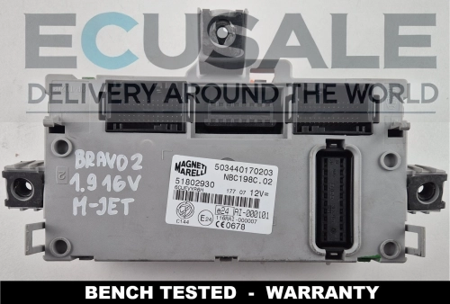 503440170203 51802930 BCM Body Computer Fiat Bravo II 1.9 Multijet NBC198C.02 Magneti Marelli