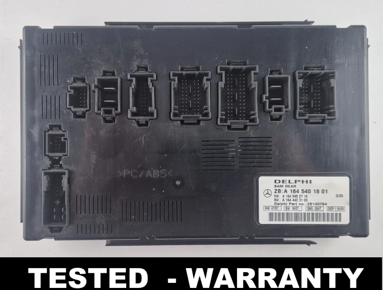 A1645401801 28140764 módulo SAM traseiro Mercedes ML W164 GL X164 Delphi