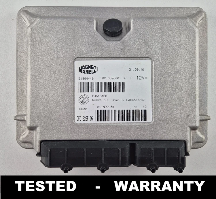 51864449 CFC328F.05 centralina de transmissão TCU Fiat 500 1.2 8V Dualogic Magneti Marelli